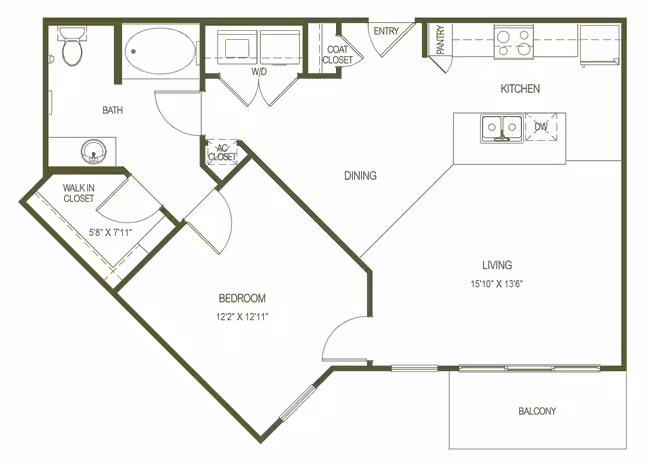 Unit 430 430 floor plan